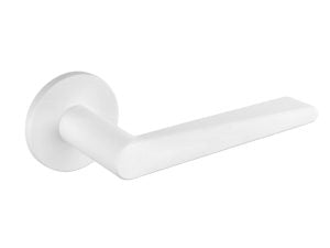 Tupai Exclusivo 5S Line Torrao Lever Door Handle on 5mm Slimline Round Rose by Atlantic Hardware