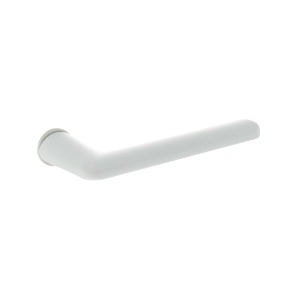Tupai Rapido 5S Line Tavira Lever Door Handle on Concealed Round Rose - White