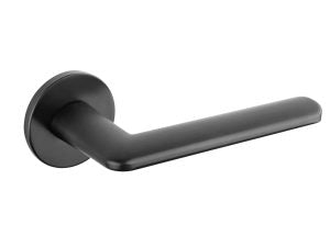 Tupai Exclusivo 5S Line Tavira Lever Door Handle on 5mm Slimline Round Rose by Atlantic Hardware