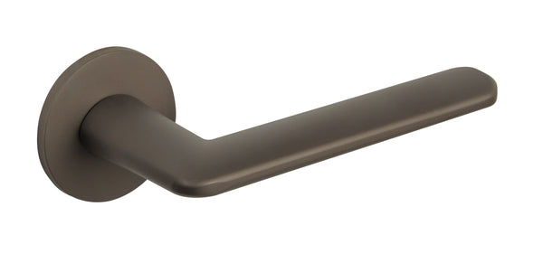Tupai Exclusivo 5S Line Tavira Lever Door Handle on 5mm Slimline Round Rose by Atlantic Hardware
