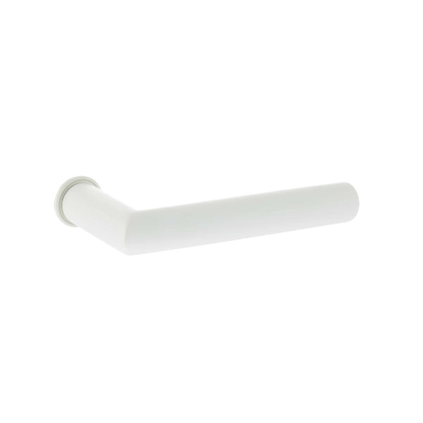 Tupai Rapido Covela Lever Door Handle on Concealed Round Rose - White