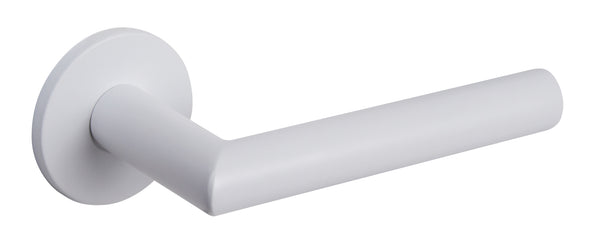 Tupai Exclusivo 5S Line Covela Lever Door Handle on 5mm Slimline Round Rose by Atlantic Hardware