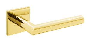 Tupai Exclusivo 5S Line Covela Lever Door Handle on 5mm Slimline Square Rose by Atlantic Hardware