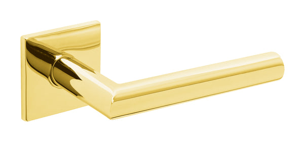 Tupai Exclusivo 5S Line Covela Lever Door Handle on 5mm Slimline Square Rose by Atlantic Hardware