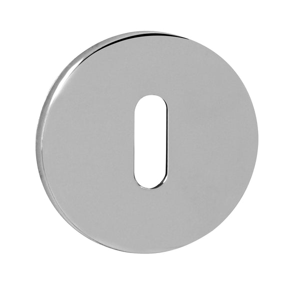 Tupai Exclusivo 5S Line Key Escutcheons on 5mm Slimline Round Rose by Atlantic Hardware