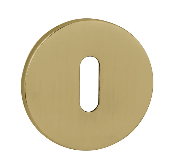 Tupai Exclusivo 5S Line Key Escutcheons on 5mm Slimline Round Rose by Atlantic Hardware