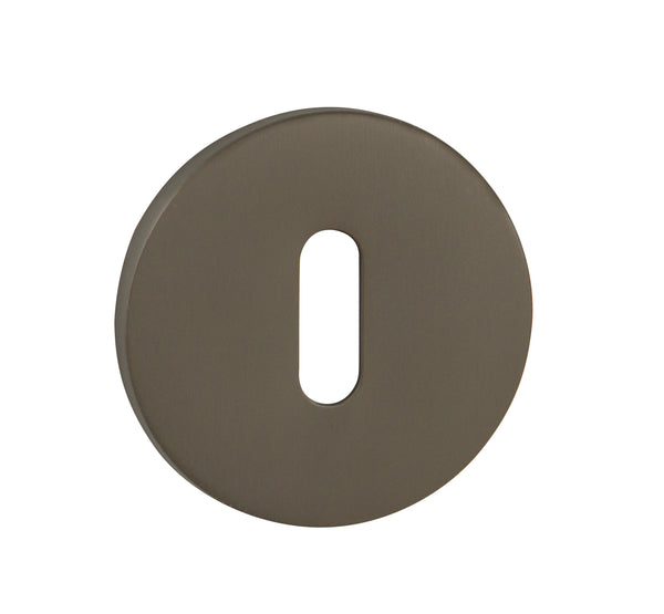 Tupai Exclusivo 5S Line Key Escutcheons on 5mm Slimline Round Rose by Atlantic Hardware