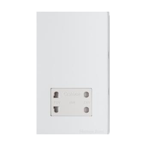 Vintage Range Matt White Switches & Sockets, XWH - Shaver Socket Output Voltage 110/240V by Heritage Brass By M-Marcus