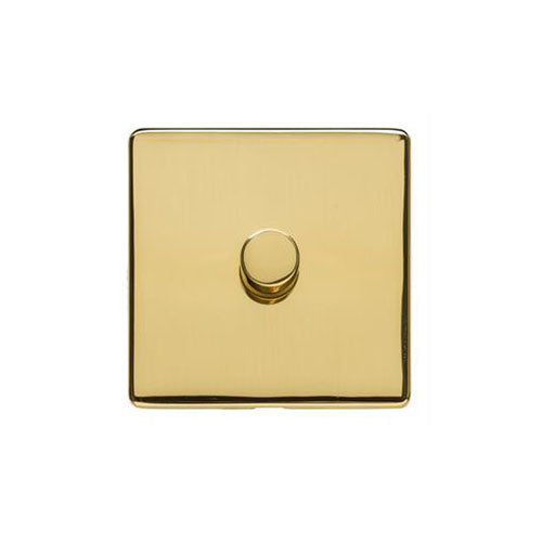Studio Range Polished Brass Switches & Sockets, Y01 - 1G Multi Location Secondary Dimmer by Heritage Brass By M-Marcus