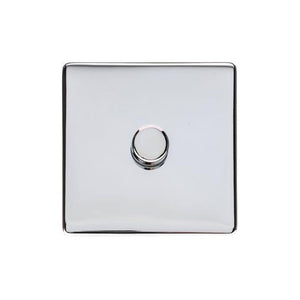 Studio Range Polished Chrome Switches & Sockets, Y02 - 1G Multi Location Secondary Dimmer by Heritage Brass By M-Marcus