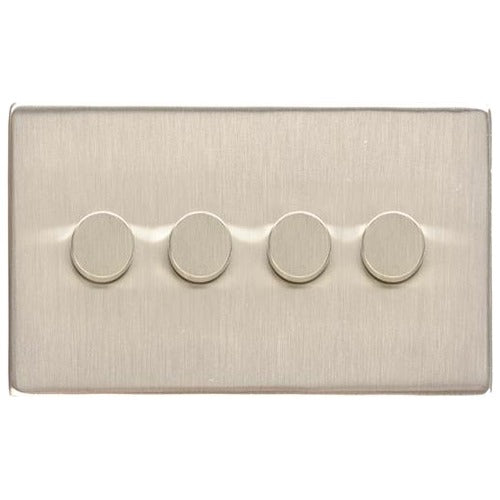 Studio Range Satin Nickel Switches & Sockets, Y05 - 4G Multi Location Primary Dimmer by Heritage Brass By M-Marcus