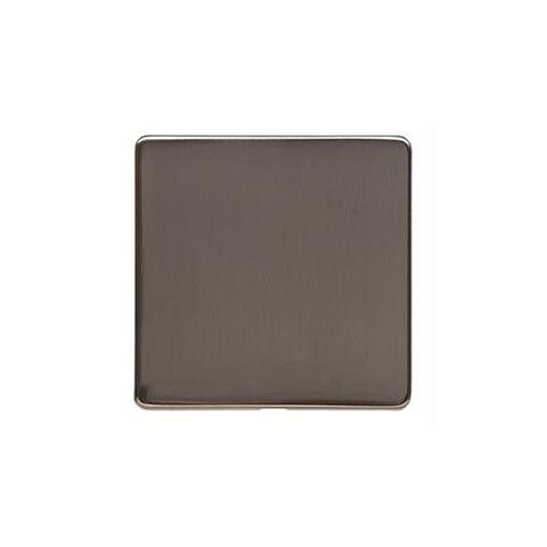 Studio Range Polished Bronze Switches & Sockets, Y07 - Single Blank Plate by Heritage Brass By M-Marcus
