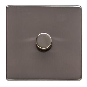 Heritage Brass Electrical, Studio Range - Polished Bronze - 1 Gang Trailing Edge Dimmer, 1 Gang Trailing Edge Dimmer, 1 Gang Trailing Edge Dimmer, Trailing Edge Dimmers