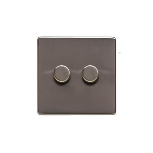 Studio Range Polished Bronze Switches & Sockets, Y07 - 2G Multi Location Secondary Dimmer by Heritage Brass By M-Marcus