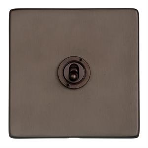 Studio Range - Matt Bronze - 1 Gang Dolly Switch