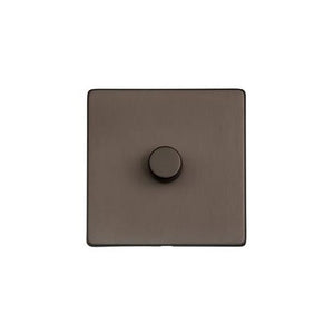 Studio Range Matt Bronze Switches & Sockets, Y09 - 1G Multi Location Primary Dimmer by Heritage Brass By M-Marcus