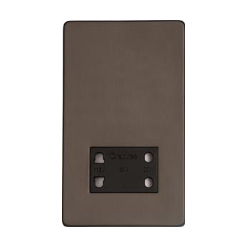 Studio Range Matt Bronze Switches & Sockets, Y09 - Shaver Socket Output Voltage 110/240V by Heritage Brass By M-Marcus