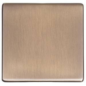 Studio Range - Antique Brass - Single Blank Plate