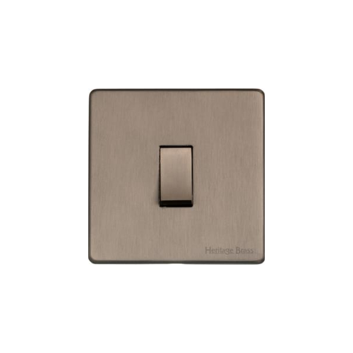 Studio Range Aged Pewter Switches & Sockets, YAP - 20A Double Pole Switch by Heritage Brass By M-Marcus