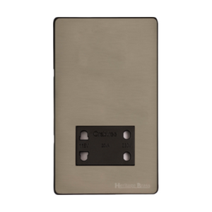 Studio Range Aged Pewter Switches & Sockets, YAP - Shaver Socket Output Voltage 110/240V by Heritage Brass By M-Marcus