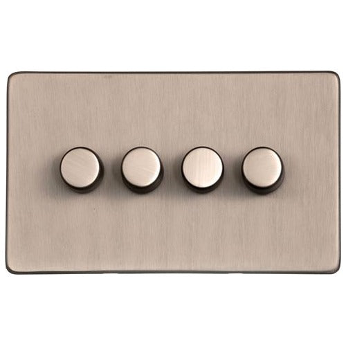 Studio Range Aged Pewter Switches & Sockets, YAP - 4G Multi Location Secondary Dimmer by Heritage Brass By M-Marcus