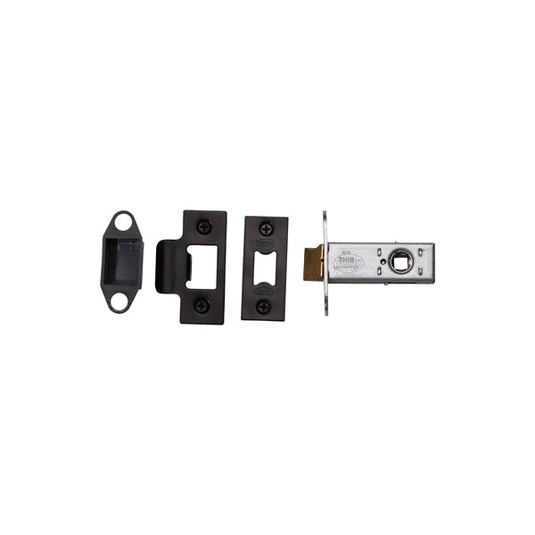 Architectural Tubular Latch 2 1/2" - Matt Black