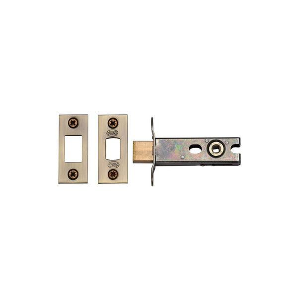 York Architectural Tubular Bathroom Deadbolt 3" by M Marcus - Heritage Brass