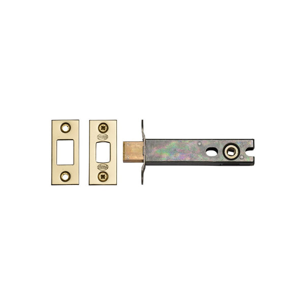 York Architectural Tubular Bathroom Deadbolt 4" by M Marcus - Heritage Brass