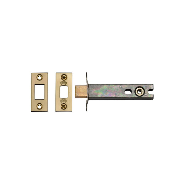 York Architectural Tubular Bathroom Deadbolt 4" by M Marcus - Heritage Brass