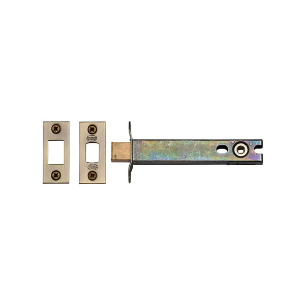 Tubular Bathroom 5" Deadbolt by M Marcus - Heritage Brass