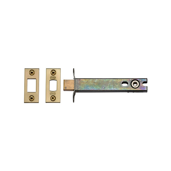 Tubular Bathroom 5" Deadbolt by M Marcus - Heritage Brass