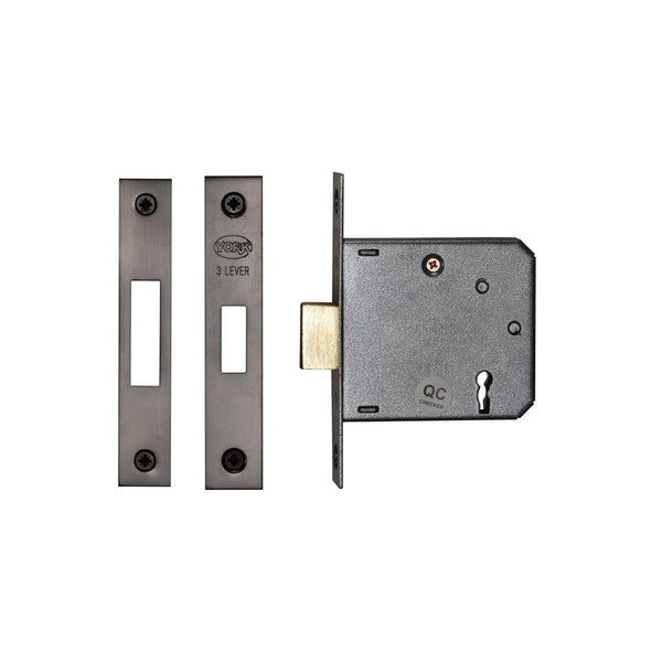 3" Deadlock 3 Lever by M Marcus - Heritage Brass