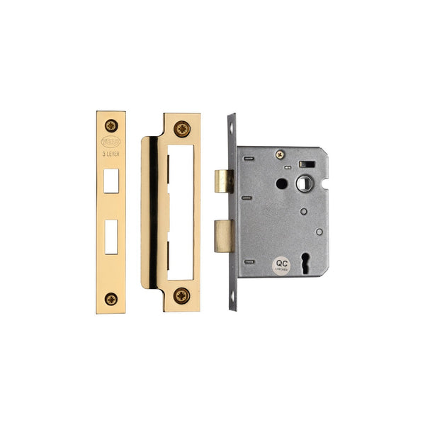 York 3 Lever Sash Lock 3" by M Marcus - Heritage Brass