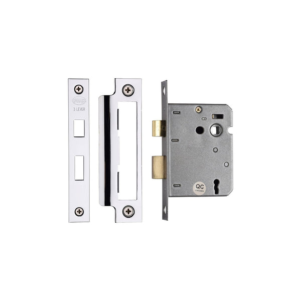 York 3 Lever Sash Lock 3" by M Marcus - Heritage Brass