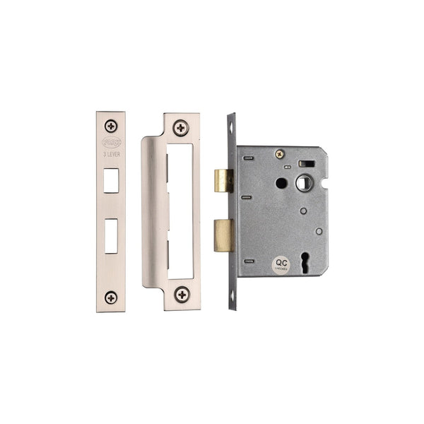 York 3 Lever Sash Lock 3" by M Marcus - Heritage Brass