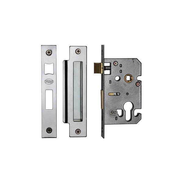 York Euro Profile Sashlock 2 1/2" by M Marcus - Heritage Brass
