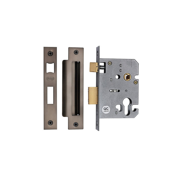 York Euro Profile Sashlock 3" by M Marcus - Heritage Brass