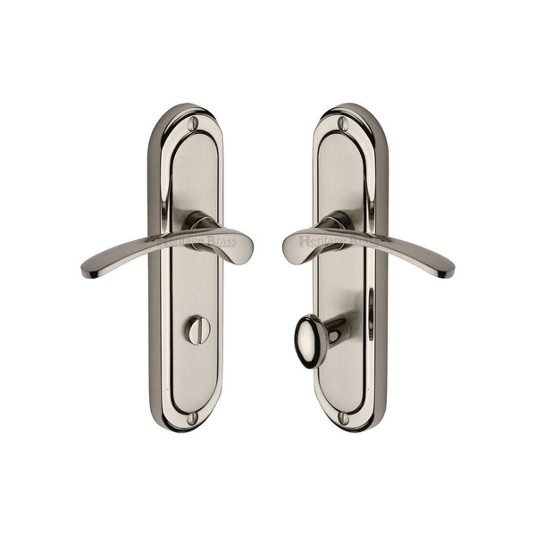 Ambassador Door Handle on Plate by M Marcus - Heritage Brass