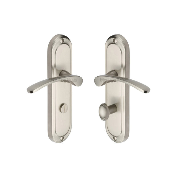 Ambassador Door Handle on Plate by M Marcus - Heritage Brass