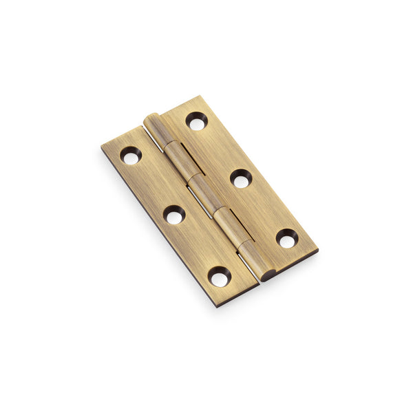 Alexander & Wilks Heavy Pattern Solid Brass Cabinet Butt Hinge