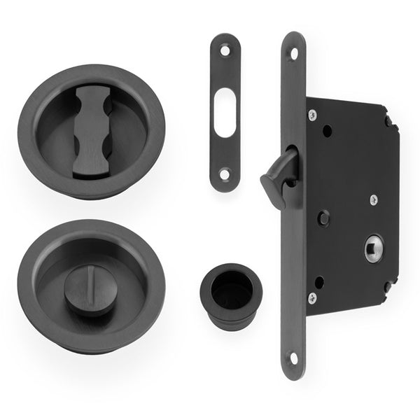 Alexander & Wilks Radius Sliding Door Lock Set