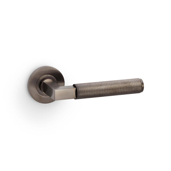 Alexander And Wilks - Hurricane Knurled Lever On Round Rose