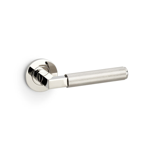 Alexander And Wilks - Hurricane Knurled Lever On Round Rose