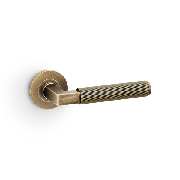 Alexander and Wilks - Hurricane Reeded Lever on Round Rose