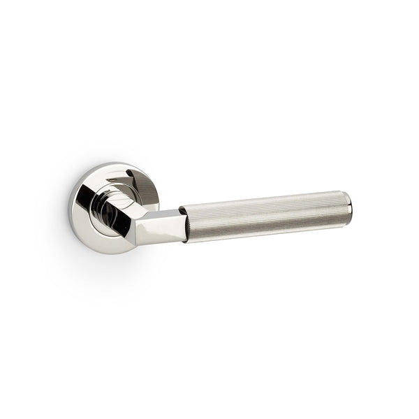Alexander and Wilks - Hurricane Reeded Lever on Round Rose