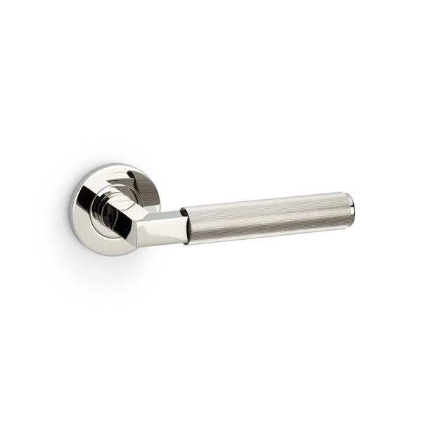 Alexander And Wilks - Hurricane Knurled Lever On Round Rose