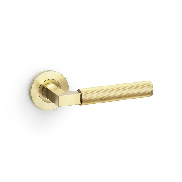 Alexander and Wilks - Hurricane Reeded Lever on Round Rose