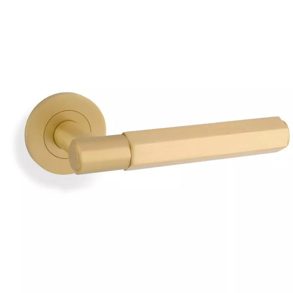 Alexander & Wilks Spitfire Hex Lever On Round Rose