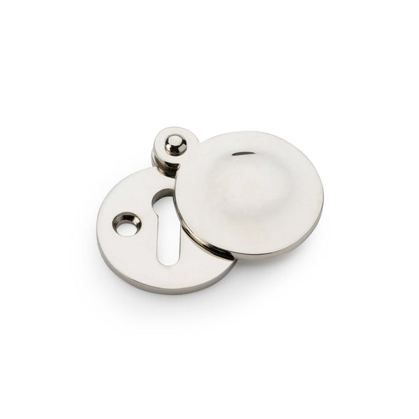 Alexander and Wilks - Standard Key Profile Round Escutcheon with Harris Design Cover