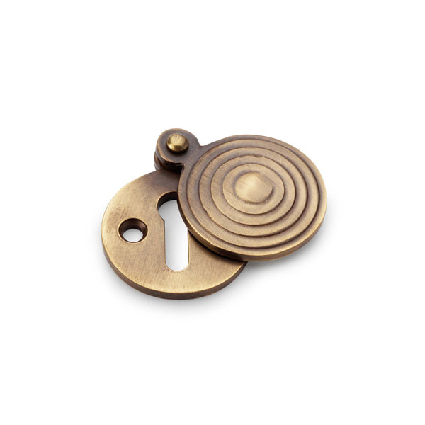 Alexander And Wilks - Standard Key Profile Round Escutcheon With Christoph Design Cover